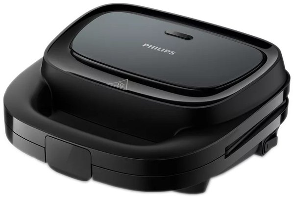 PHILIPS 3000 HD2330/90 750 W-os fekete szendvicssütő