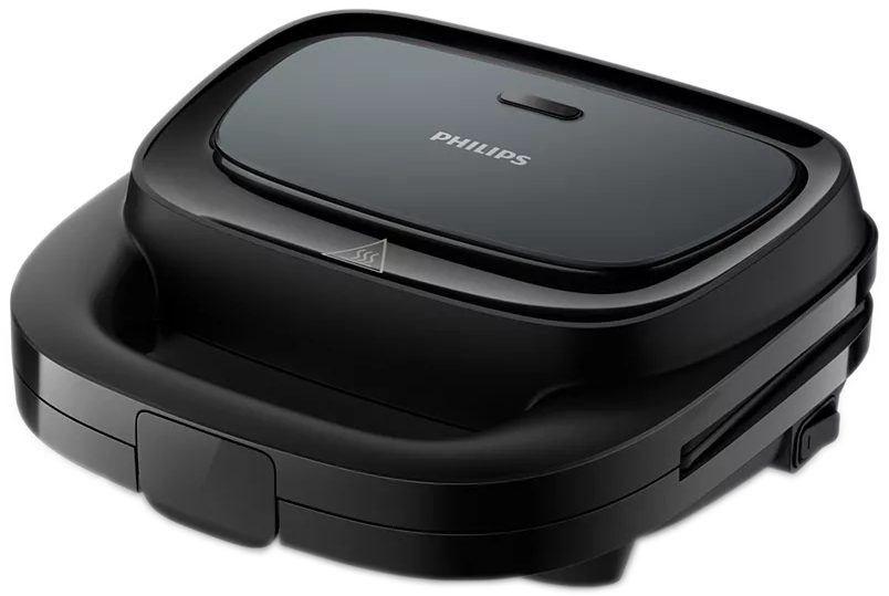 PHILIPS 3000 HD2330/90 750 W-os fekete szendvicssütő