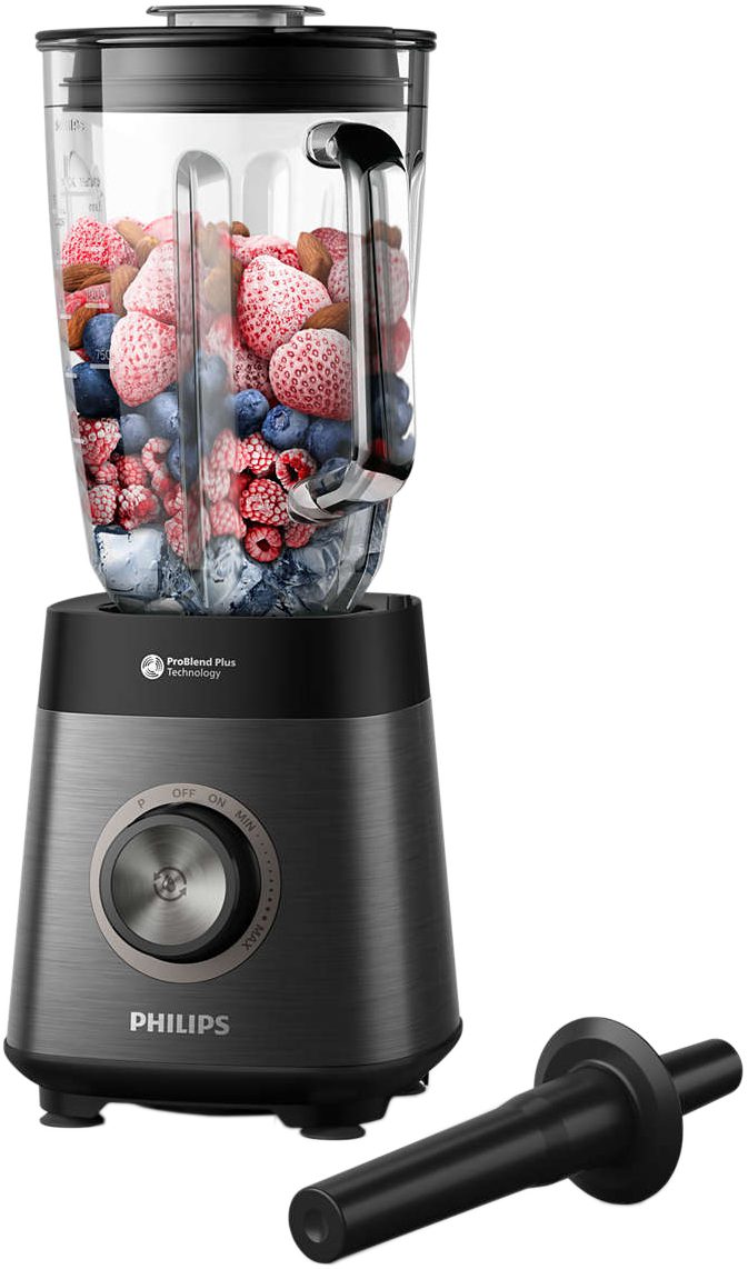 PHILIPS 5000 HR3040/00 1200 W-os fekete turmixgép 2 literes üvegpohárral