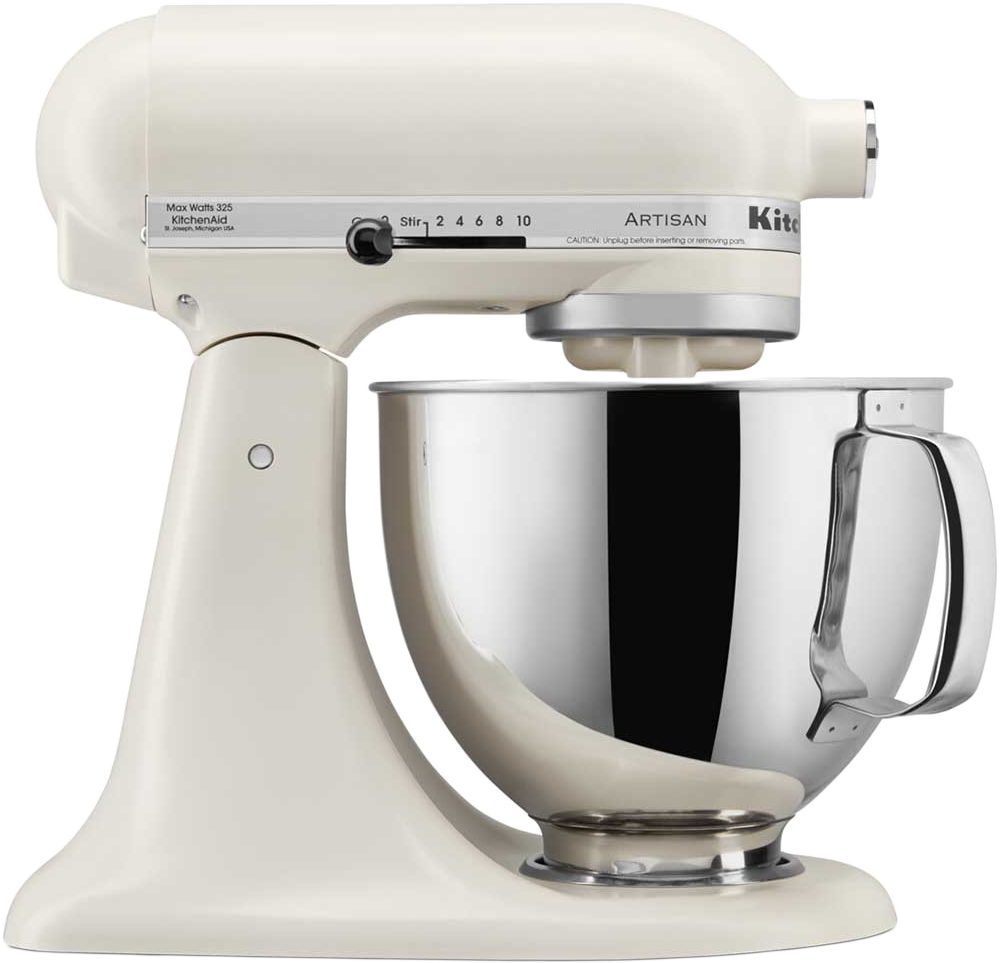 KITCHENAID 5KSM125EPL Artisan robotgép 4,8 literes rozsdamentes tállal, porcelánfehér