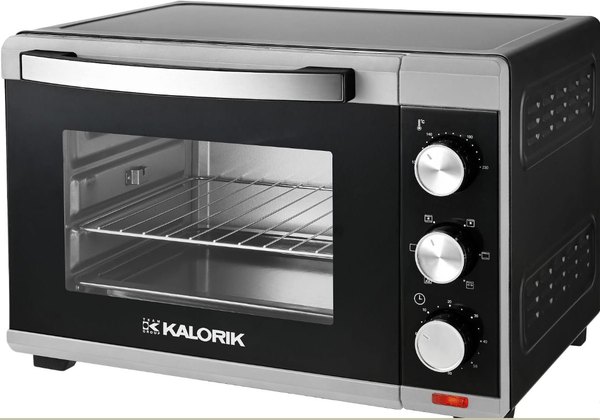KALORIK OT2012CRSR 25 literes légkeveréses mini sütő forgónyárssal, fekete