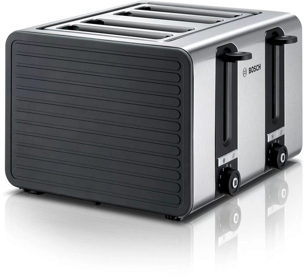 BOSCH TAT7S45 kenyérpirító, 1800 W, 4 szeletes, 7 pirítási fokozattal