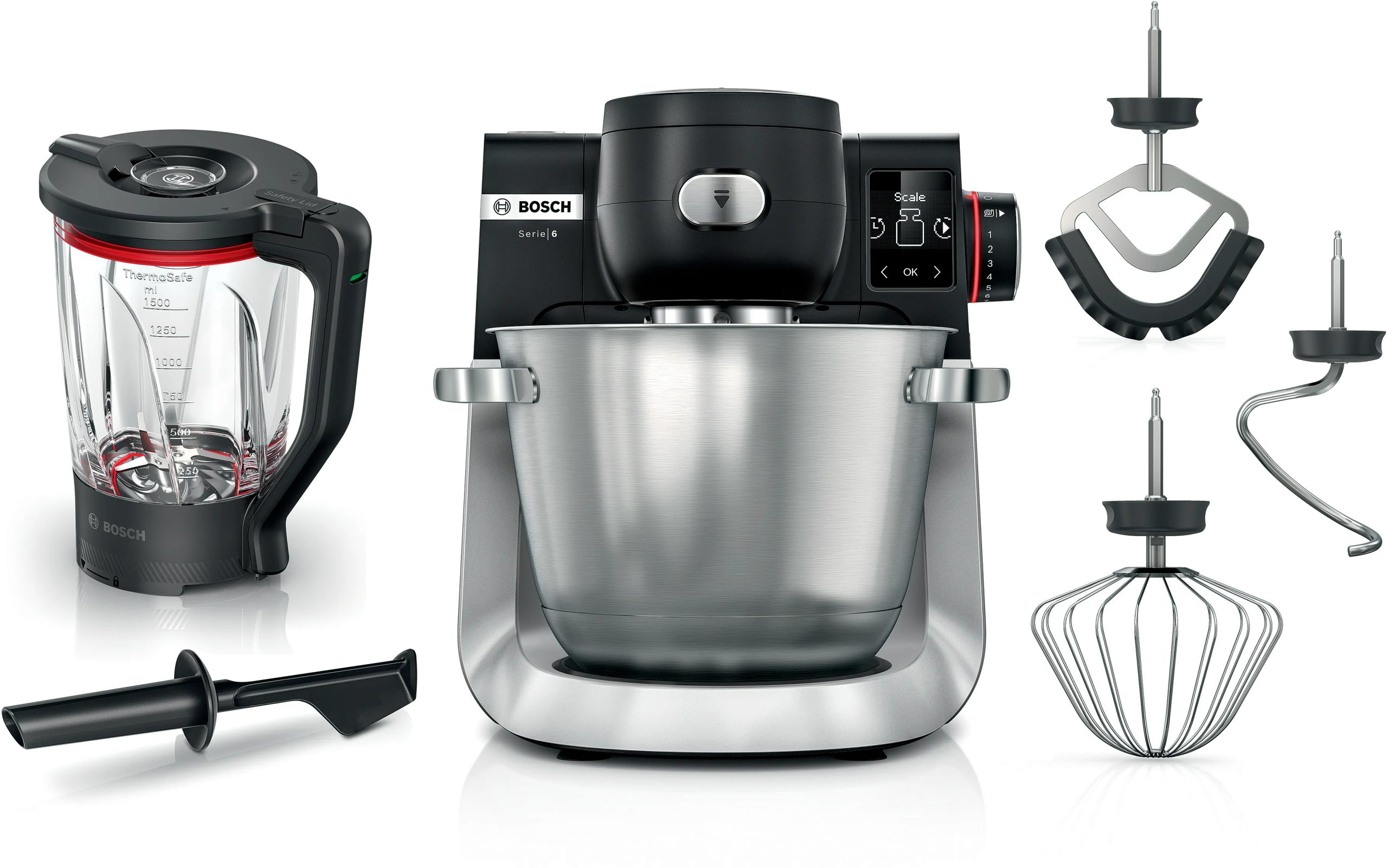 BOSCH MUMS6ZS17 Serie 6 konyhai robotgép beépített mérleggel, 1600 W