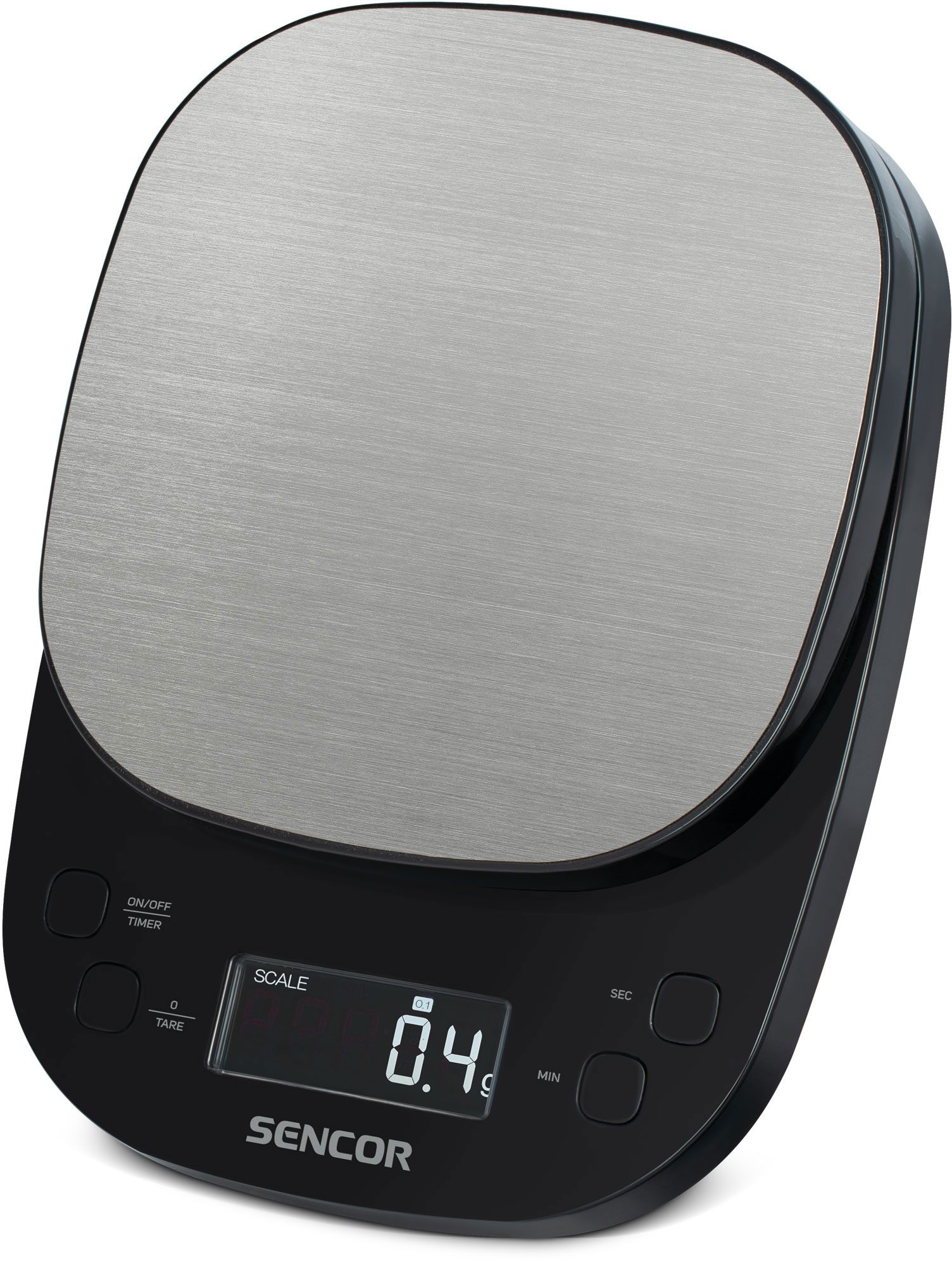 SENCOR SKS 0804BK precíziós barista mérleg LCD-kijelzővel