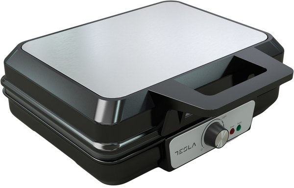 TESLA WM200BX 1000 W-os gofrisütő tapadásmentes sütőlapokkal