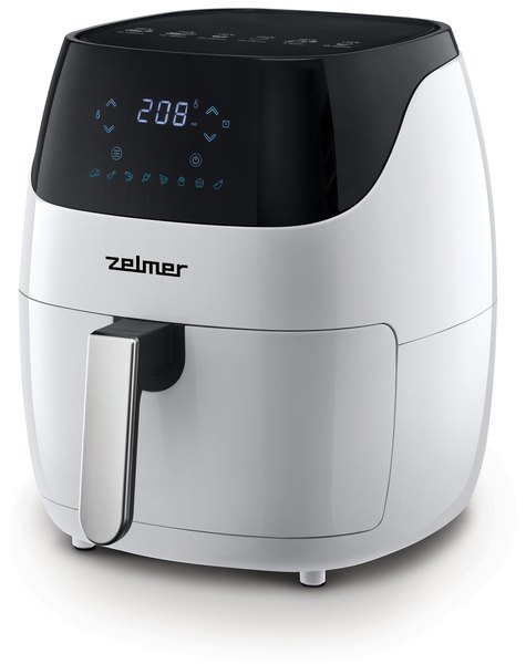 ZELMER ZAF5501W 5 literes forrólevegős sütő digitális érintőpanellel