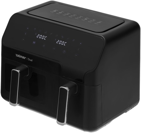 ZELMER ZAF9000 kétkosaras forrólevegős sütő, 9 l, 2700 W