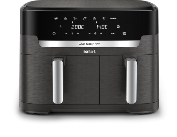 TEFAL EY942HE0 XXL Dual Easy Fry 11 literes, kétkosaras forrólevegős fritőz