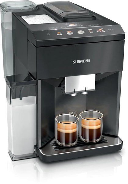SIEMENS TQ518RX3 EQ500 automata kávéfőző Home Connect funkcióval, sötét inox
