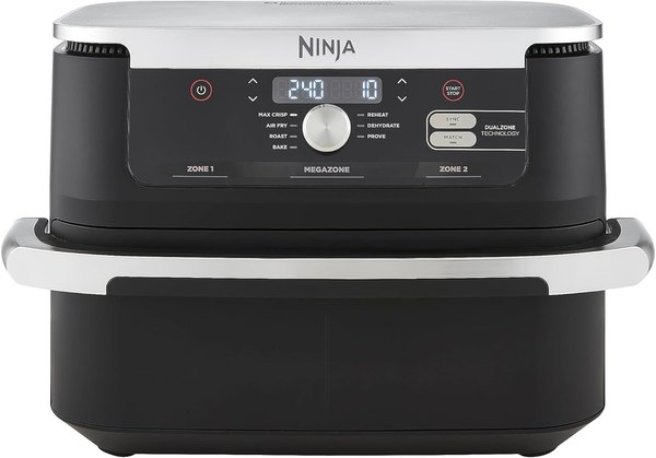 NINJA AF500EU Foodi FlexDrawer 10,4 literes kétzónás forrólevegős sütő