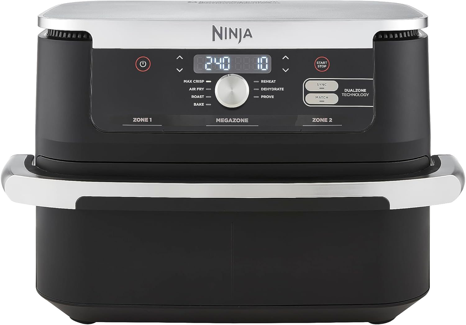 NINJA AF500EU Foodi FlexDrawer 10,4 literes kétzónás forrólevegős sütő
