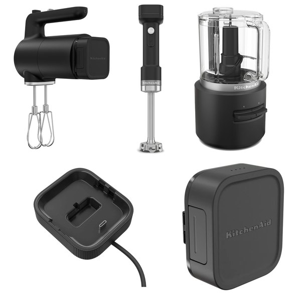 KITCHENAID KAGOVITALSET vezeték nélküli konyhai kisgépszett töltőállomással