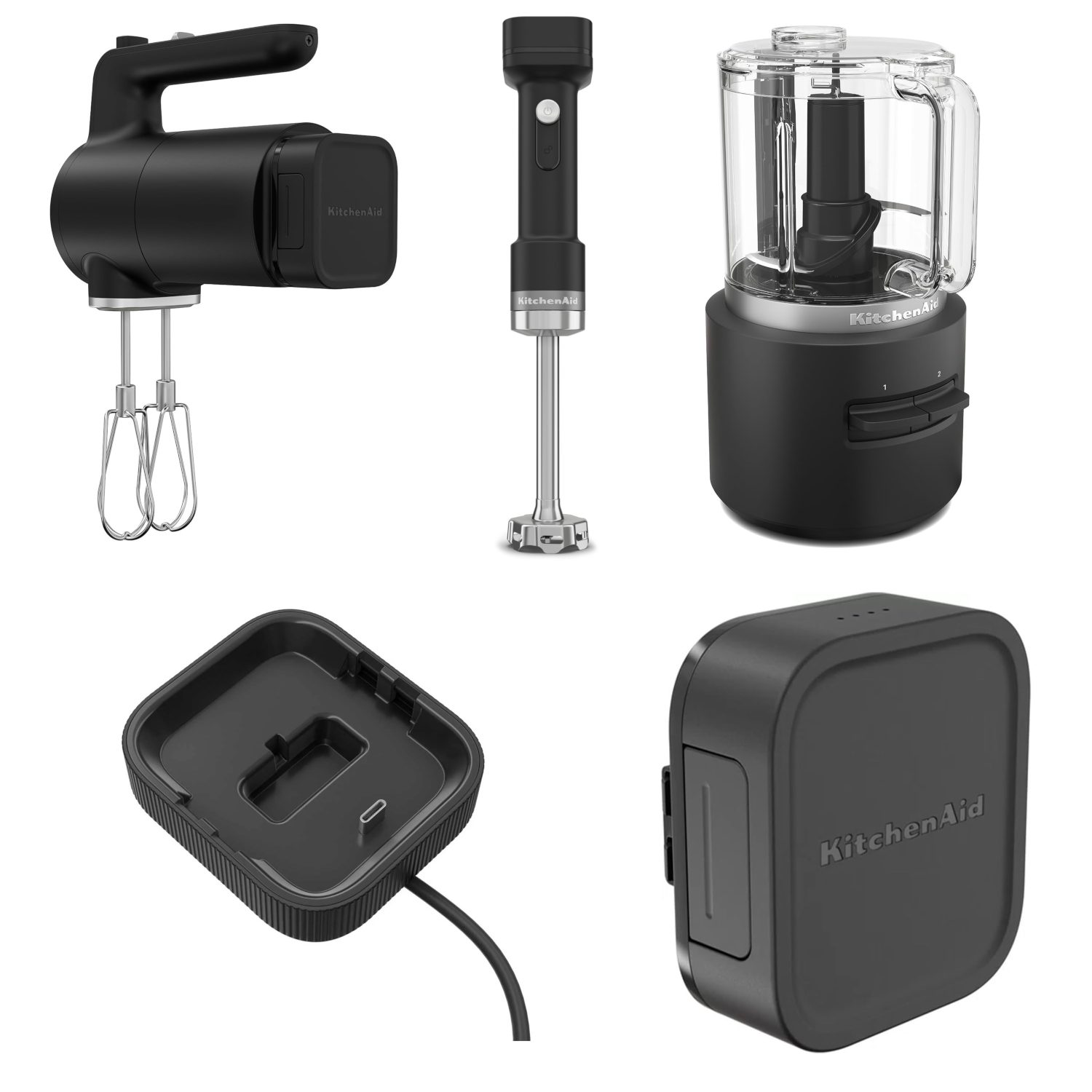 KITCHENAID KAGOVITALSET vezeték nélküli konyhai kisgépszett töltőállomással