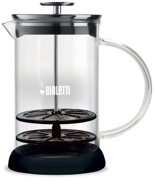 BIALETTI 4410 üveg kézi tejhabosító, 1 l