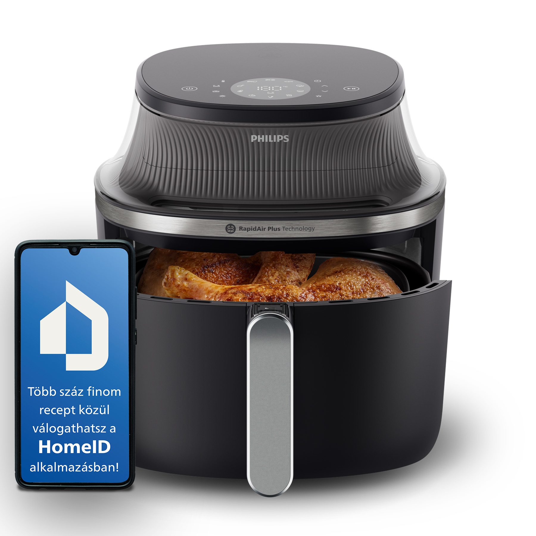 PHILIPS 3000 Series NA331/00 Airfryer 6,2 literes forrólevegős sütő betekintőablakkal