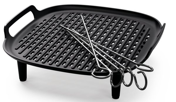 PHILIPS HD9946/00 fekete grillrács és nyársszett forrólevegős sütőkhöz