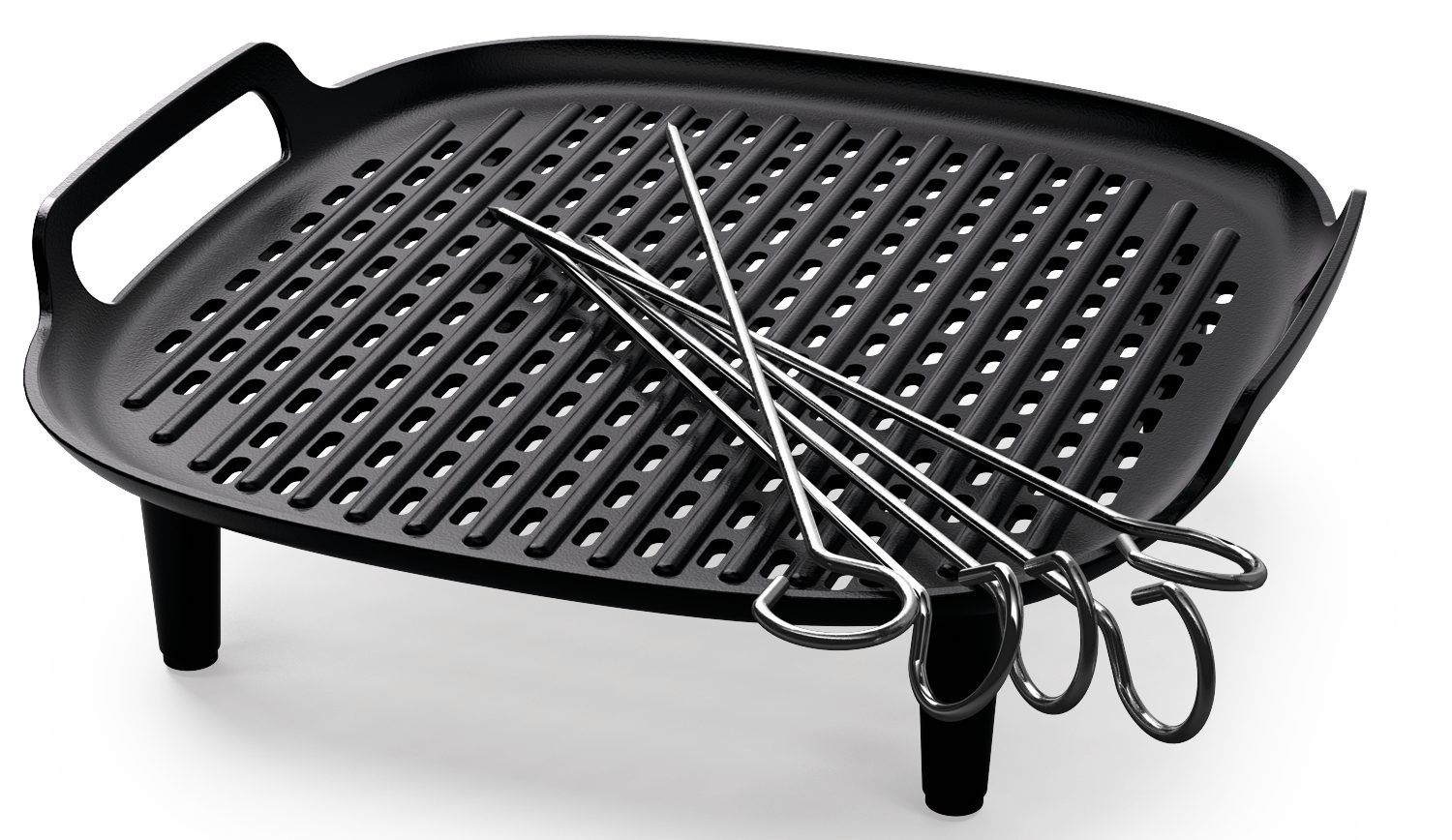 PHILIPS HD9946/00 fekete grillrács és nyársszett forrólevegős sütőkhöz