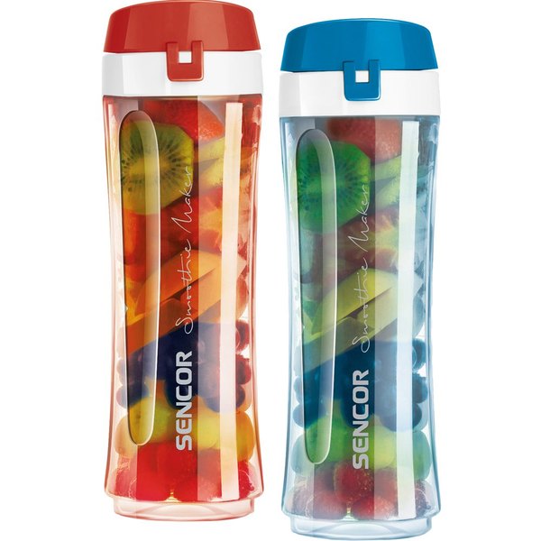 SENCOR SBB 003ST smoothie palack készlet, 2 db, 0,6 literes kivitel