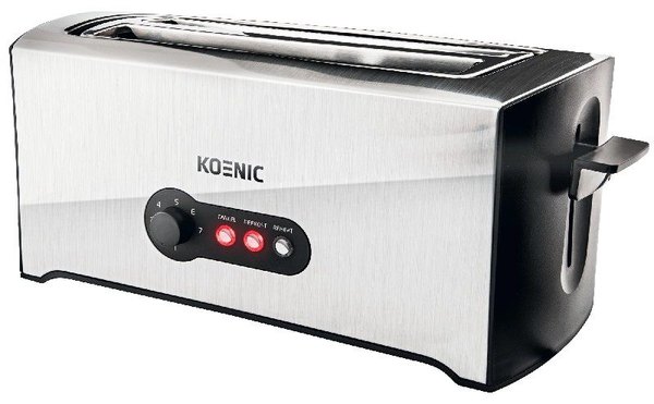 KOENIC KTO 4331 M hosszú nyílású, 4 szeletes kenyérpirító