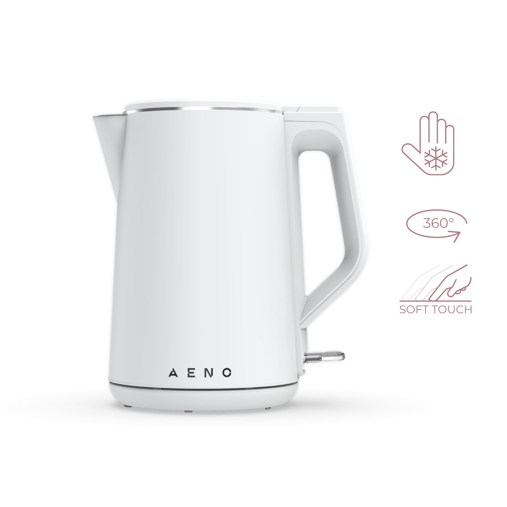 AENO AEK0002 duplafalú elektromos vízforraló, 2 l, 2200 W