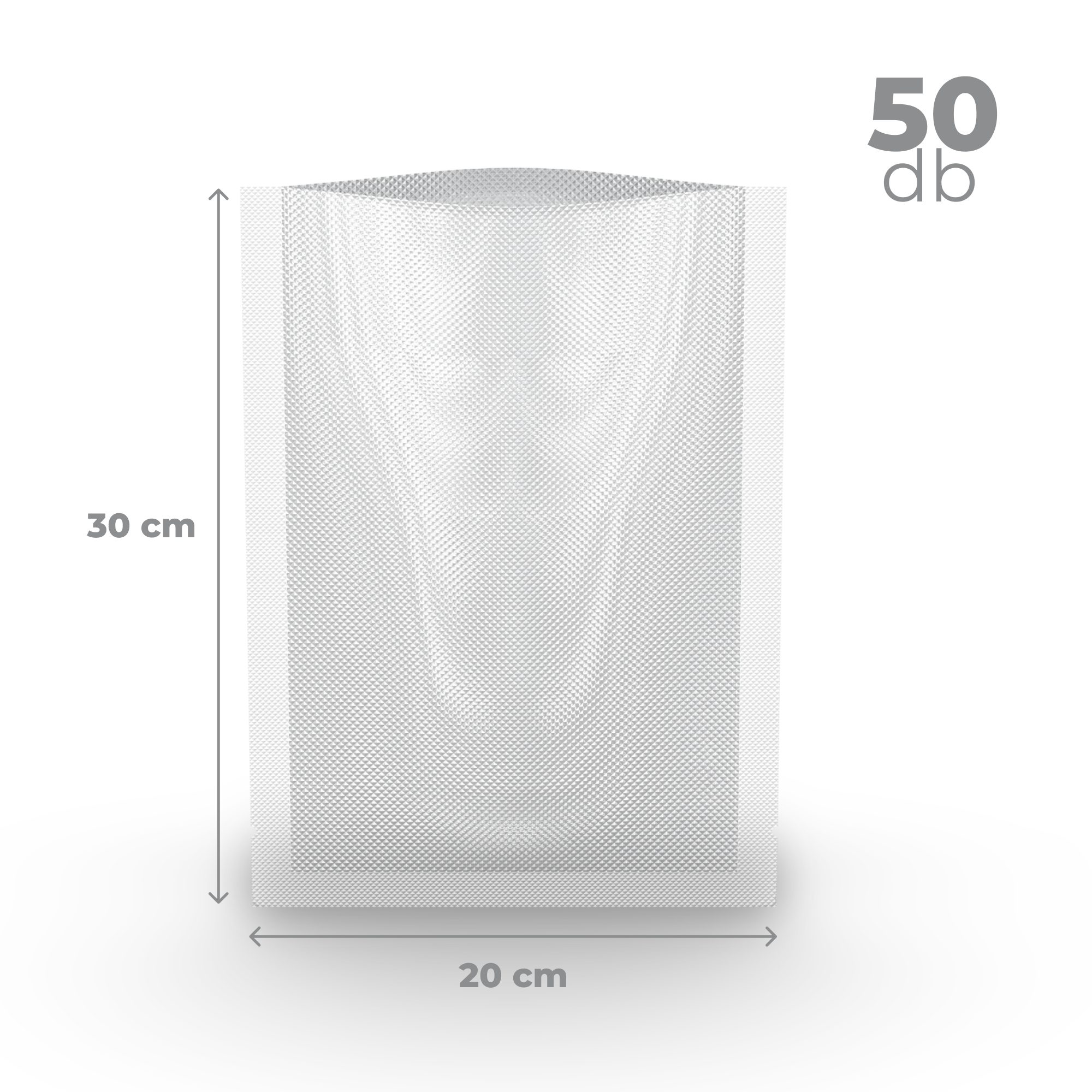AENO AVSB20x30 vákuumfólia tasak, 20 × 30 cm, 50 db