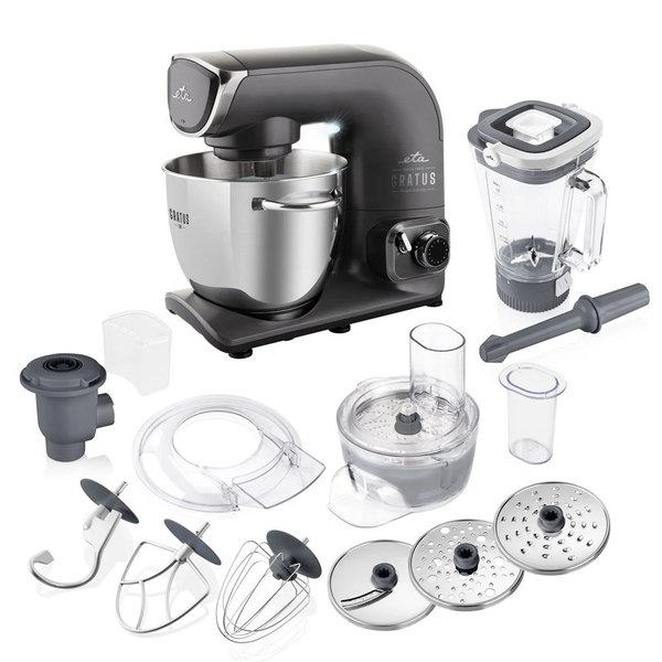 ETA 102890030 Gratus Evo fekete konyhai robotgép 1500 W teljesítménnyel