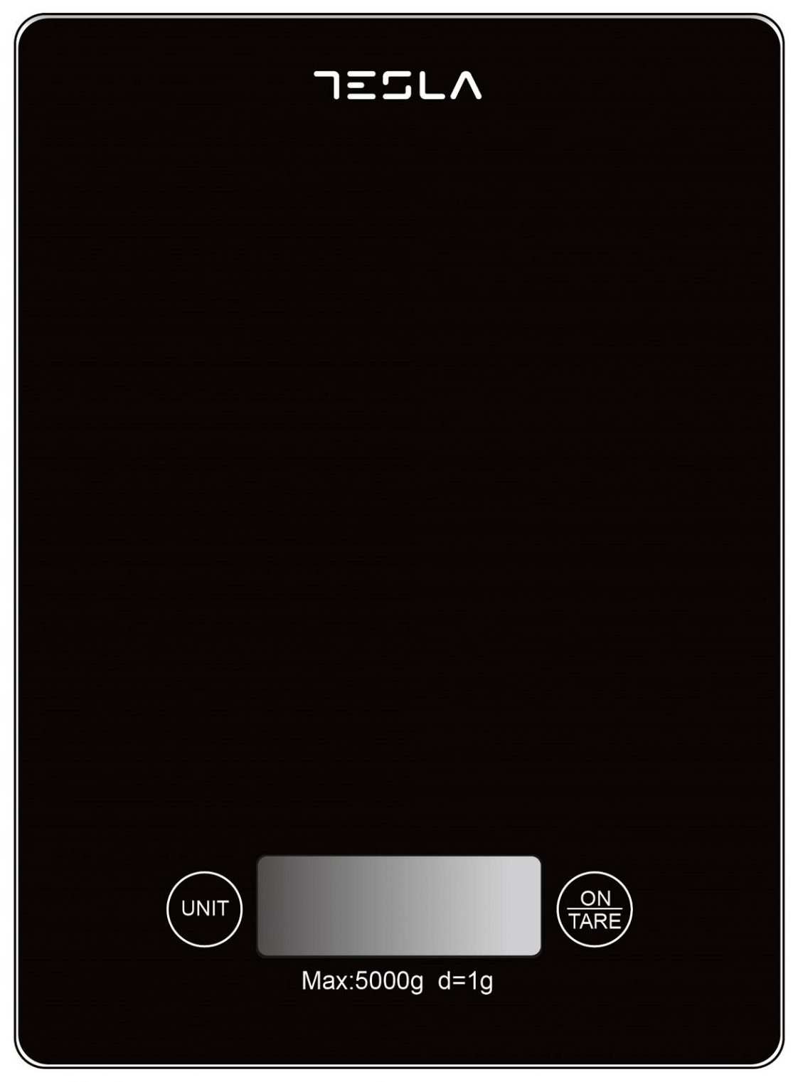 TESLA KS201B digitális konyhai mérleg, 5 kg-os kapacitással