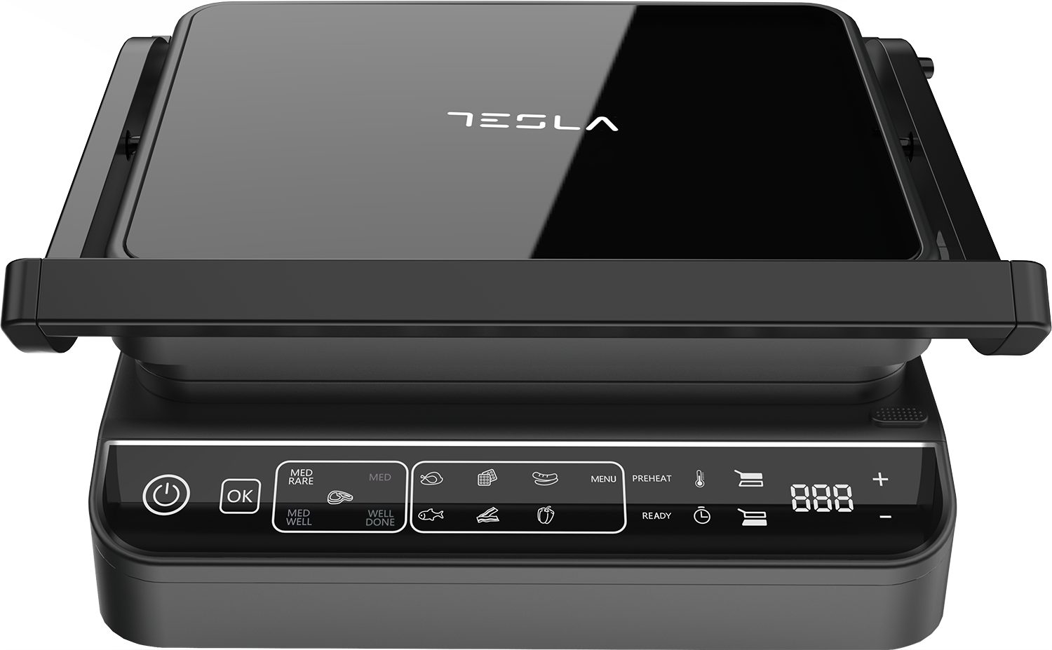 TESLA GR500BG grillsütő 2000 W teljesítménnyel