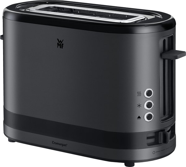 WMF KITCHENminis® egynyílásos fekete kenyérpirító, 600 W