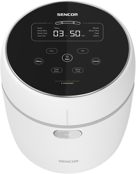 SENCOR SRM 0670WH Low Carb rizsfőző 8 programmal, 0,6 literes