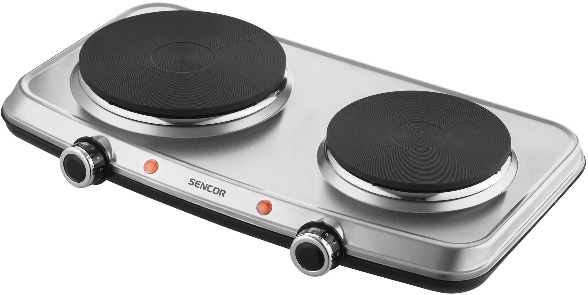 SENCOR SCP 2256SS kétzónás elektromos főzőlap