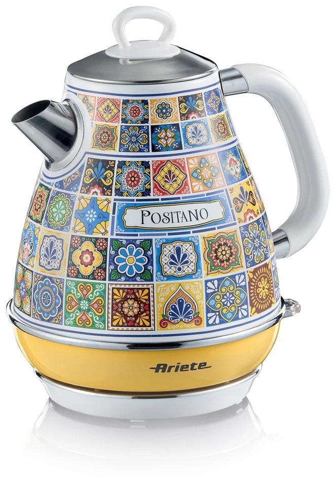 ARIETE 2869.Positano fém vízforraló 1,7 literes kapacitással