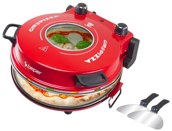 BEPER P101CUD301 pizzasütő 1200 W teljesítménnyel és pizzakővel