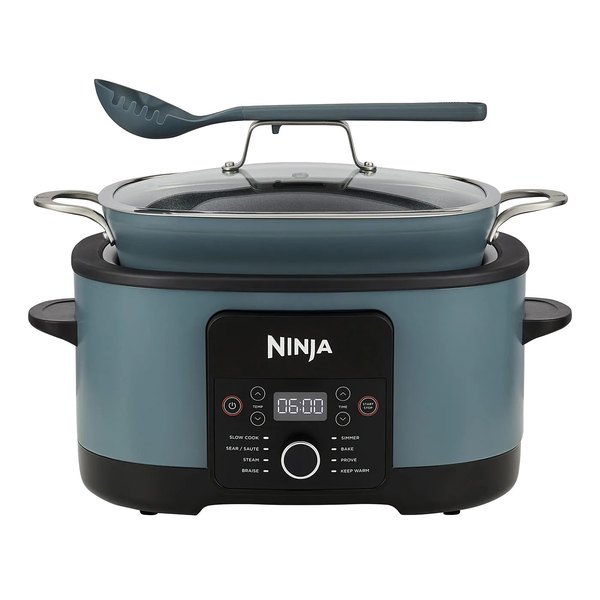 NINJA MC1001EU Foodi 8 az 1-ben PossibleCooker multicooker, 8 literes, szürke-kék