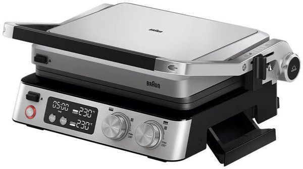 BRAUN CG7044 kontaktgrill külön szabályozható sütőlapokkal