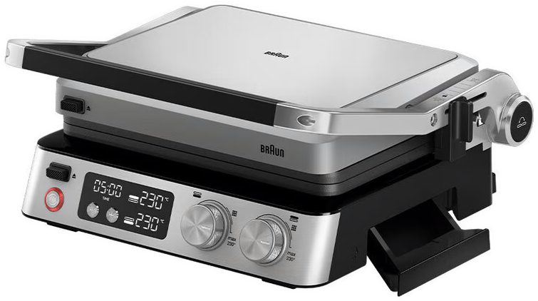 BRAUN CG7044 kontaktgrill külön szabályozható sütőlapokkal
