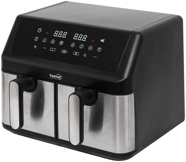HOME HGAF29 duplakosaras forrólevegős sütő 2 × 4,5 literes kapacitással