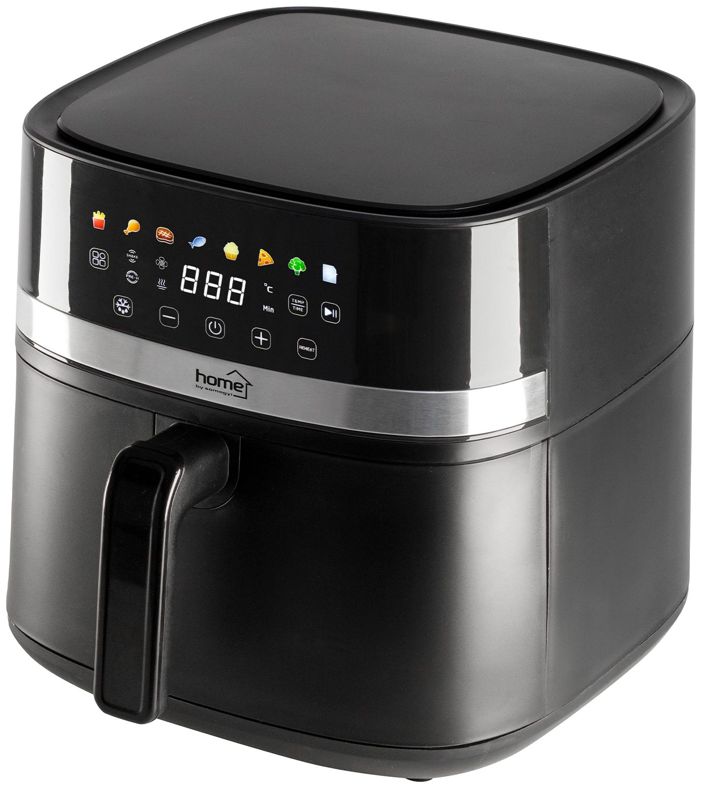 HOME HGAF8 8 literes, 2000 W-os forrólevegős sütő kettős fűtéssel