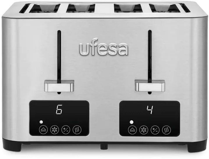 UFESA Quartet Delux digitális kenyérpirító 4 szeletes kivitelben