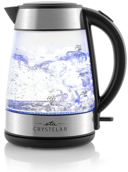 ETA Crystela II 1154 üveg vízforraló belső világítással, 1,7 l