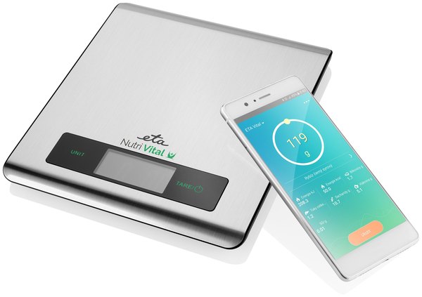 ETA Nutri Vital 0790 okos konyhai mérleg tápértékelemző alkalmazással