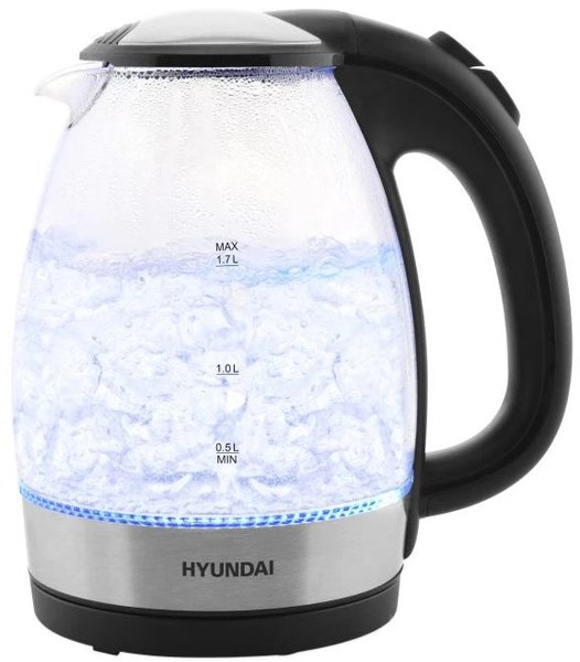 HYUNDAI VK 741 üveg vízforraló 1,7 literes kapacitással