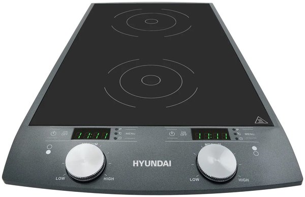 HYUNDAI IND 233 kétzónás indukciós főzőlap mechanikus vezérléssel