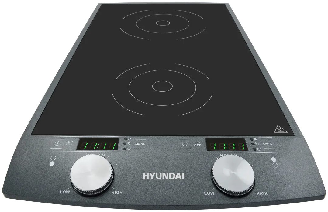HYUNDAI IND 233 kétzónás indukciós főzőlap mechanikus vezérléssel