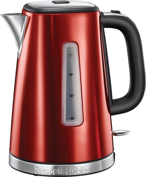 RUSSELL HOBBS 23210-70 Luna piros vízforraló, 1,7 l, 2400 W