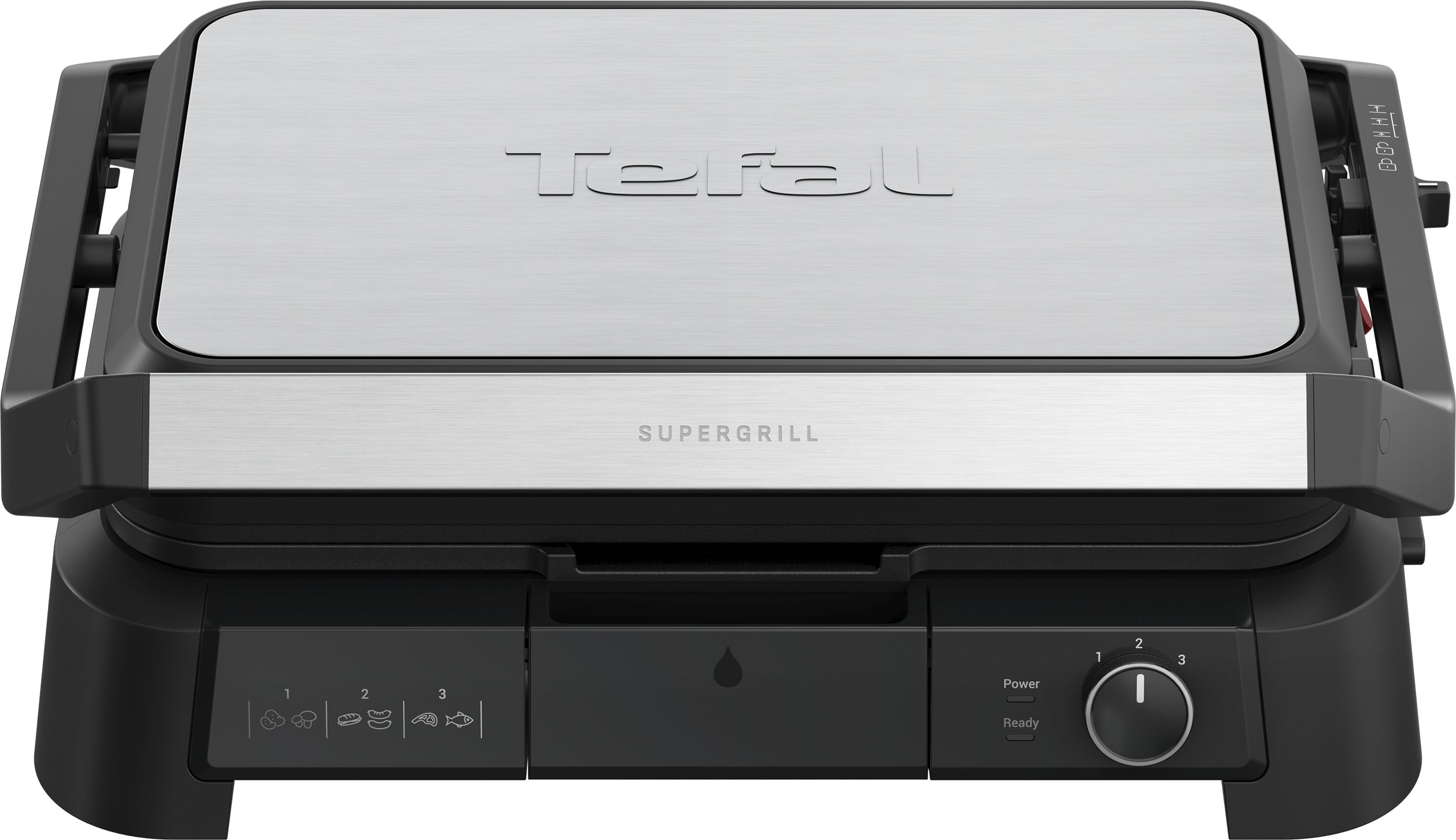 TEFAL GC520DE0 Supergrill XL ezüst 3 az 1-ben grillsütő