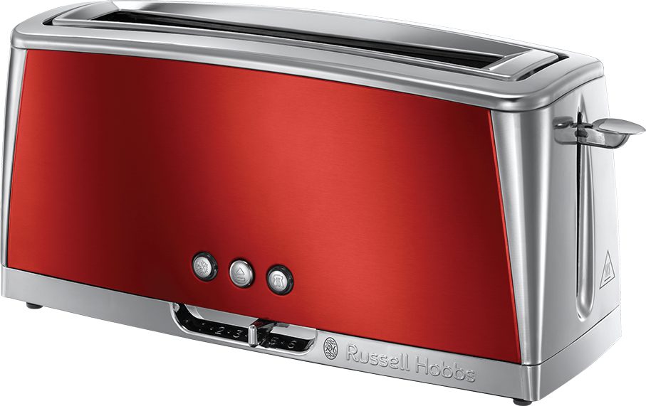 RUSSELL HOBBS 23250-56 Luna hosszúszeletes piros kenyérpirító