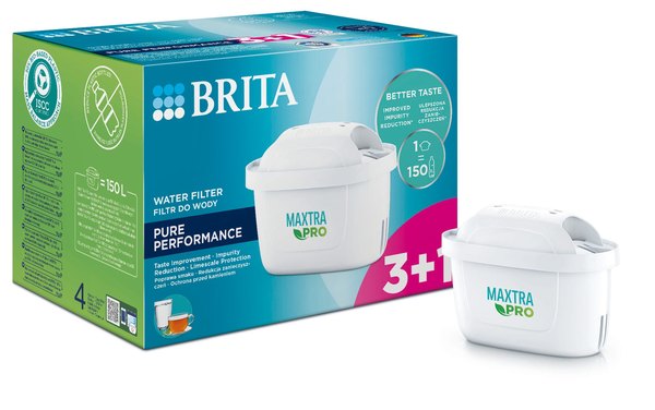 BRITA BR1051759 MAXTRA PRO Pure Performance vízszűrő patron, 3+1 db
