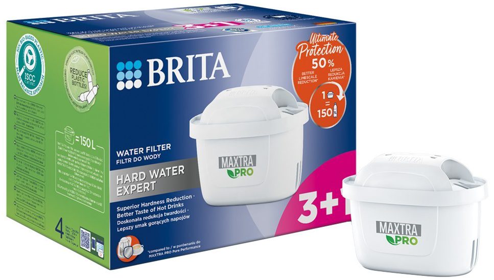 BRITA BR1051773 Maxtra Pro Hard Water Expert vízszűrő patroncsomag, 3+1 db