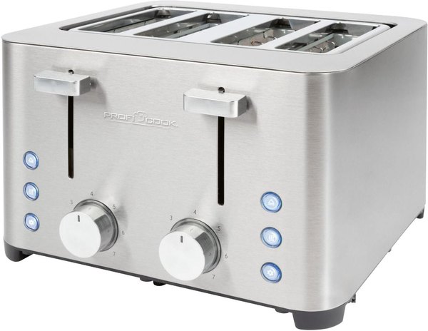 PROFICOOK PC-TA 1252 négyrekeszes inox kenyérpirító